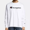 Champion Men's Script-Logo Long Sleeve Tshirt -Adidas Shop 12669978 fpx