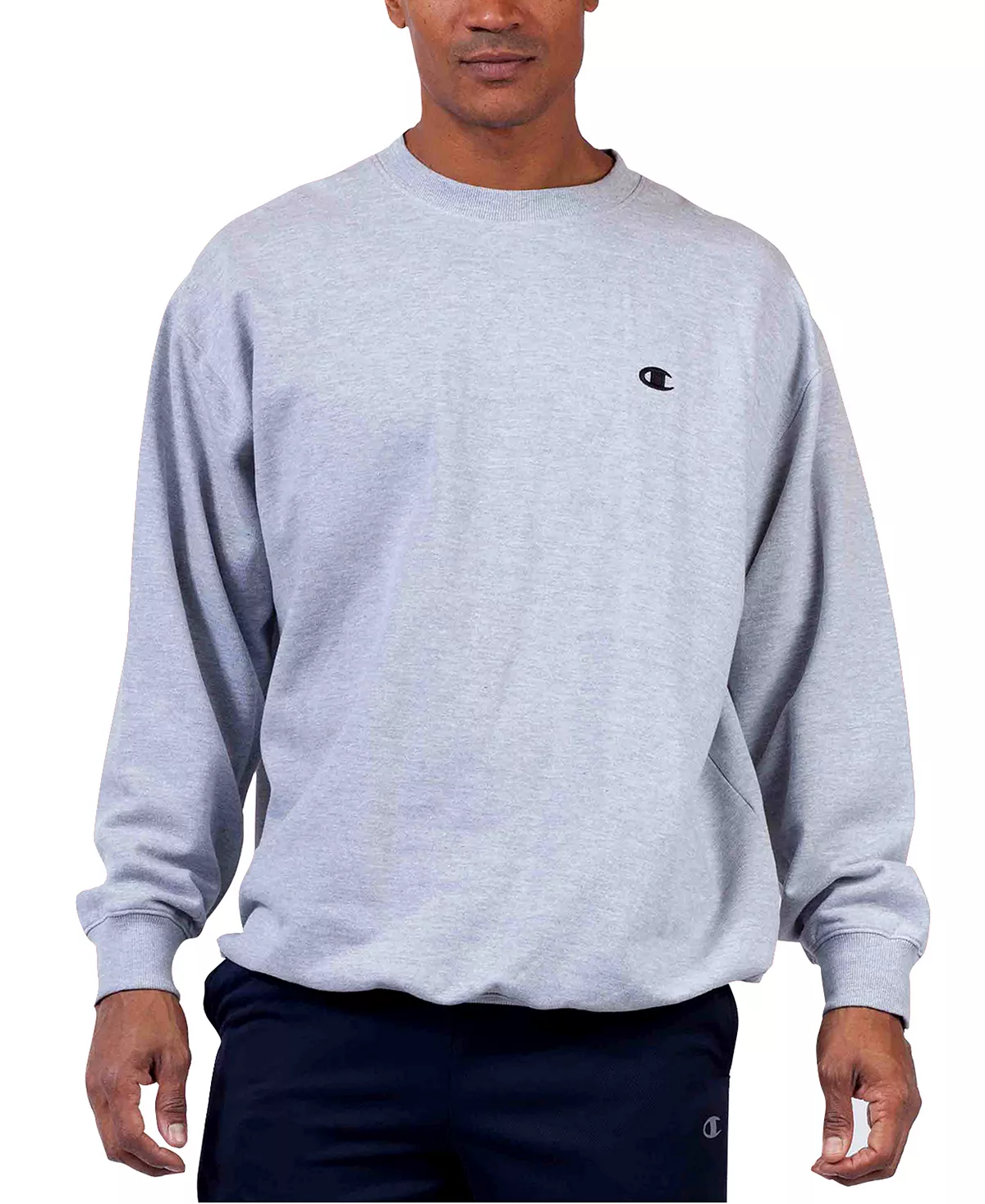 Champion Men's Big & Tall Powerblend Fleece Sweatshirt 6 Champion Men's Big & Tall Powerblend Fleece Sweatshirt - Image 4