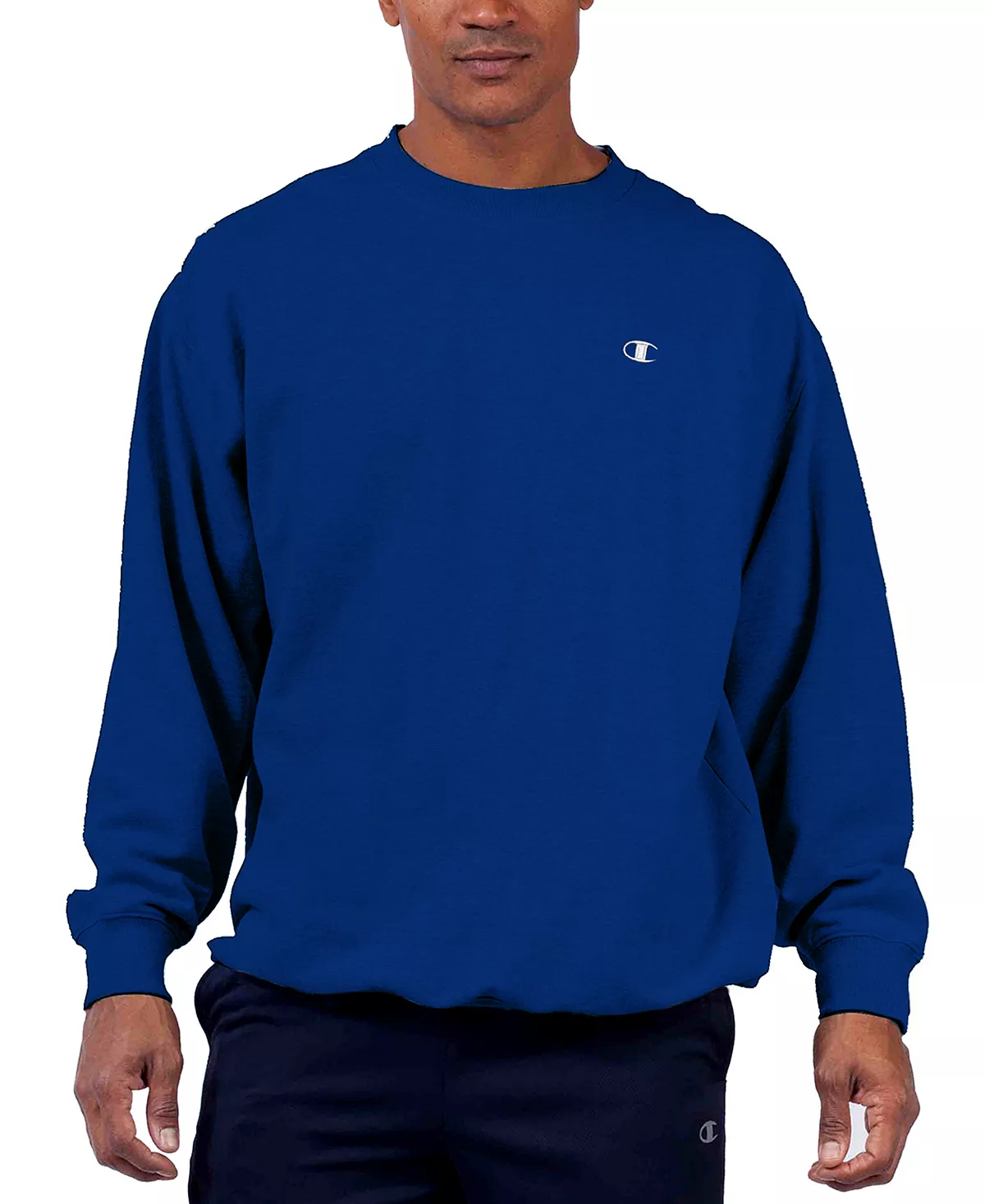 Champion Men's Big & Tall Powerblend Fleece Sweatshirt 3 Champion Men's Big & Tall Powerblend Fleece Sweatshirt