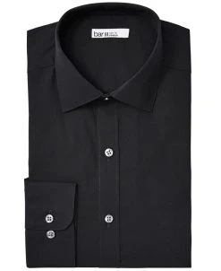 Bar III Men's Organic Cotton Solid Slim Fit Dress Shirt, Created For Macy's