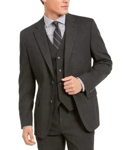 Alfani Men's Classic-Fit Stretch Solid Suit Jacket, Created For Macy's