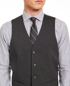 Alfani Men's Classic-Fit Stretch Solid Suit Vest, Created For Macy's -Adidas Shop 16425843 fpx