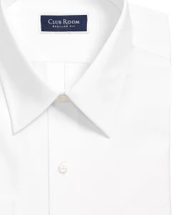 Club Room Men's Regular Fit Solid Dress Shirt, Created For Macy's -Adidas Shop 17899128 fpx