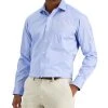 Club Room Men's Regular Fit Cotton Spread Collar Pinpoint Dress Shirt, Created For Macy's
