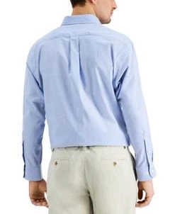 Club Room Men's Regular Fit Cotton Oxford Dress Shirt, Created For Macy's -Adidas Shop 18735058 fpx