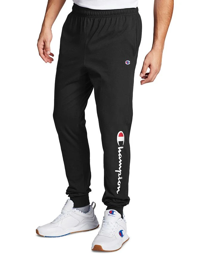 Champion Men's Standard-Fit Script Logo-Print Joggers 3 Champion Men's Standard-Fit Script Logo-Print Joggers
