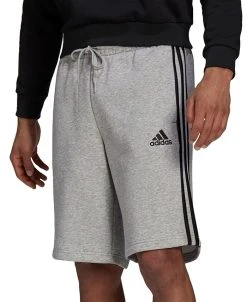 ADIDAS Men's 3-Stripes 10 Fleece Shorts
