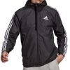 ADIDAS Men's AEROREADY Essentials 3-Stripes Windbreaker -Adidas Shop 18996535 fpx