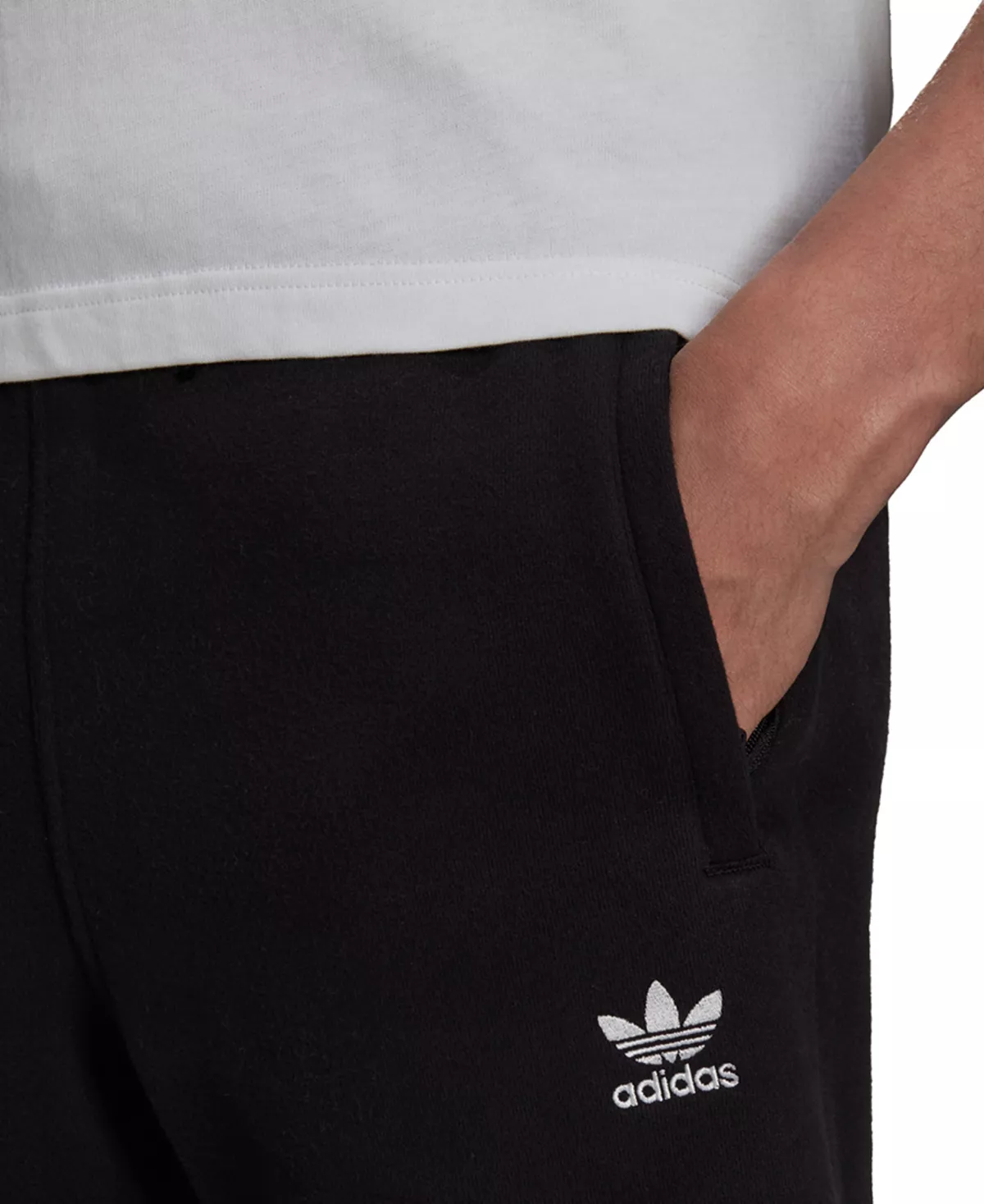 ADIDAS Men's Originals Essentials 8 Fleece Shorts 5 ADIDAS Men's Originals Essentials 8 Fleece Shorts - Image 3