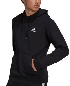 ADIDAS Men's Feel Cozy Essentials Fleece Pullover Hoodie