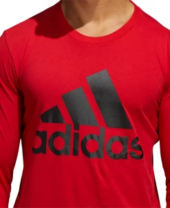 ADIDAS Men's Logo Long-Sleeve T-Shirt -Adidas Shop 19790002 fpx