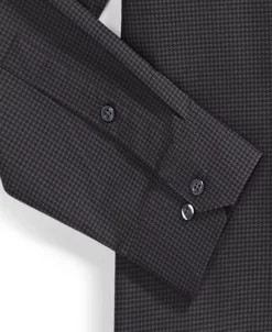 Alfani Men's Slim Fit Houndstooth Dress Shirt, Created For Macy's -Adidas Shop 20280890 fpx