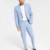 Alfani Men's Slim-Fit Stretch Solid Suit Separates, Created For Macy's