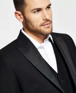 Alfani Men's Classic-Fit Stretch Black Tuxedo Jacket, Created For Macy's -Adidas Shop 20665509 fpx
