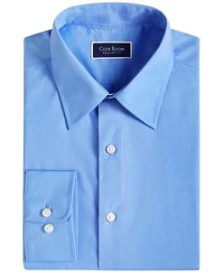 Club Room Men's Regular Fit Solid Dress Shirt, Created For Macy's -Adidas Shop 20727524 fpx