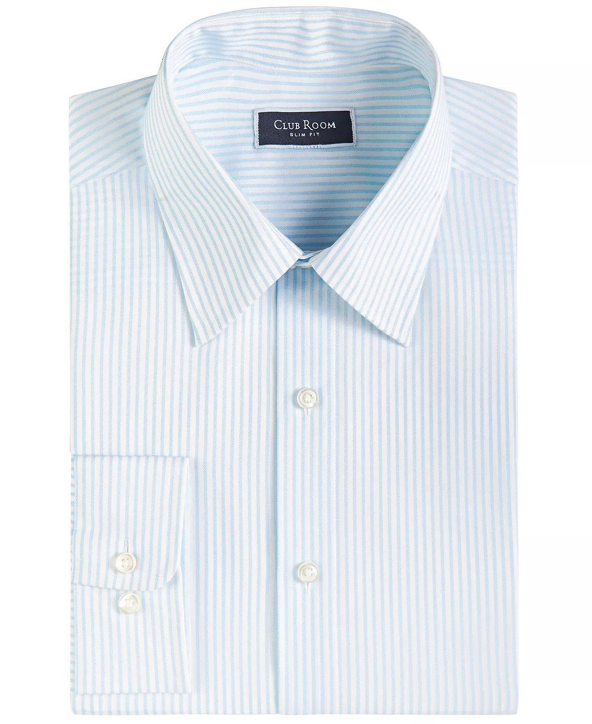 Club Room Men's Slim Fit Striped Dress Shirt, Created For Macy's 7 Club Room Men's Slim Fit Striped Dress Shirt, Created For Macy's - Image 5