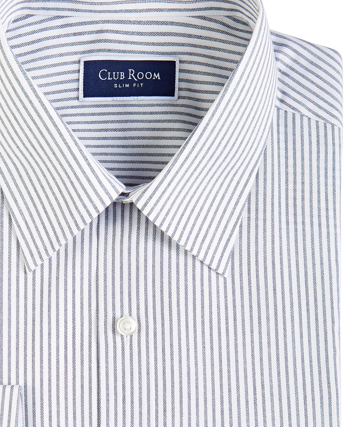 Club Room Men's Slim Fit Striped Dress Shirt, Created For Macy's 8 Club Room Men's Slim Fit Striped Dress Shirt, Created For Macy's - Image 6