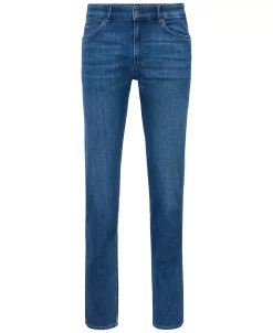 Hugo Boss OSS Men's Slim-Fit Cashmere-Touch Jeans -Adidas Shop 21003788 fpx