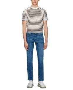 Hugo Boss OSS Men's Slim-Fit Cashmere-Touch Jeans -Adidas Shop 21003789 fpx