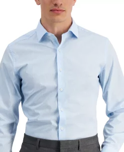 Bar III Men's Slim Fit Vintage Coral Dress Shirt, Created For Macy's -Adidas Shop 21064063 fpx