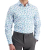 Bar III Men's Slim Fit Leaf-Print Dress Shirt, Created For Macy's -Adidas Shop 21311040 fpx