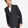 Alfani Men's Slim-Fit Double-Breasted Pinstripe Suit Separate Jacket, Created For Macy's