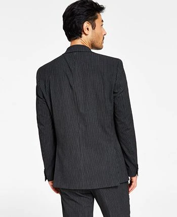 Alfani Men's Slim-Fit Double-Breasted Pinstripe Suit Separate Jacket, Created For Macy's 4 Alfani Men's Slim-Fit Double-Breasted Pinstripe Suit Separate Jacket, Created For Macy's - Image 2