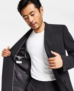 Alfani Men's Slim-Fit Double-Breasted Pinstripe Suit Separate Jacket, Created For Macy's 9 Alfani Men's Slim-Fit Double-Breasted Pinstripe Suit Separate Jacket, Created For Macy's -Adidas Shop 21469644 fpx
