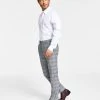 Alfani Men's Slim-Fit Black & White Pattern Suit Separate Pants, Created For Macy's 2 Alfani Men's Slim-Fit Black & White Pattern Suit Separate Pants, Created For Macy's -Adidas Shop 21469813 fpx