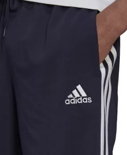 ADIDAS Men's Essentials 3-Stripes Regular-Fit Drawstring Shorts -Adidas Shop 21540340 fpx