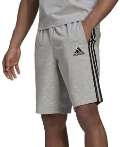 ADIDAS Men's Essentials 3-Stripes Regular-Fit Drawstring Shorts