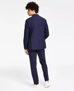 Bar III Men's Solid Skinny-Fit Wrinkle-Resistant Wool Suit Separates, Created For Macy's -Adidas Shop 21869972 fpx