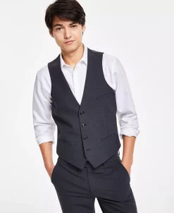 Bar III Men's Slim-Fit Wool Suit Vest, Created For Macy's 9 Bar III Men's Slim-Fit Wool Suit Vest, Created For Macy's -Adidas Shop 21870201 fpx