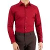 Alfani Men's Slim Fit 2-Way Stretch Stain Resistant Dress Shirt, Created For Macy's -Adidas Shop 21968085 fpx