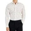 Bar III Men's Slim-Fit Forest Bird Printed Dress Shirt, Created For Macy's