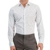 Bar III Men's Slim-Fit Star-Print Dress Shirt, Created For Macy's