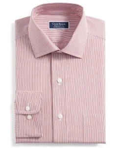 Club Room Men's Regular Fit Cotton Stripe Dress Shirt, Created For Macy's -Adidas Shop 22043114 fpx
