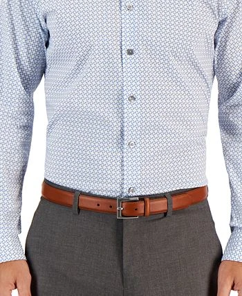 Alfani Men's Slim Fit 2-Way Stretch Stain Resistant Geometric Print Dress Shirt, Created For Macy's 5 Alfani Men's Slim Fit 2-Way Stretch Stain Resistant Geometric Print Dress Shirt, Created For Macy's - Image 3