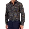Bar III Men's Slim-Fit Performance Stretch Floral-Print Dress Shirt, Created For Macy's -Adidas Shop 22408916 fpx