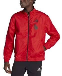 ADIDAS Men's Belgium Anthem Reversible Track Jacket
