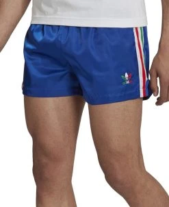 ADIDAS Men's Italy 3-Stripe Woven Track Shorts -Adidas Shop 22566001 fpx