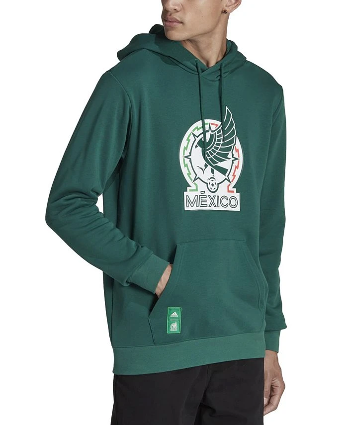 ADIDAS Men's Mexico DNA Graphic Fleece Hoodie 3 ADIDAS Men's Mexico DNA Graphic Fleece Hoodie