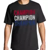 Champion Men's Red, White & Blue Logo Graphic Short-Sleeve T-Shirt -Adidas Shop 22597426 fpx