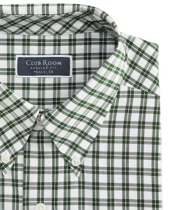 Club Room Men's Regular Fit Boledo Plaid Traveler Dress Shirt, Created For Macy's -Adidas Shop 22610384 fpx