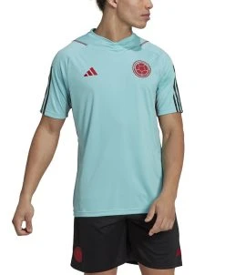 ADIDAS Men's Slim-Fit Colombia Tiro 23 Football Licensed Logo Training Jersey