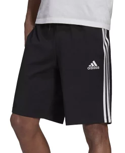 ADIDAS Men's Essentials 3-Stripes Regular-Fit Drawstring Shorts -Adidas Shop 22760417 fpx