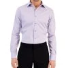 Alfani Men's Slim Fit 2-Way Stretch Stain Resistant Puzzle Print Dress Shirt, Created For Macy's -Adidas Shop 22784575 fpx