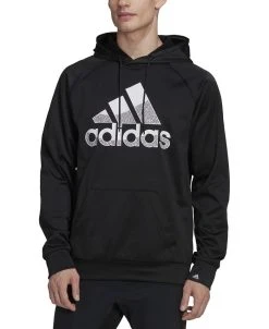 ADIDAS Men's Game And Go Pullover Logo Hoodie