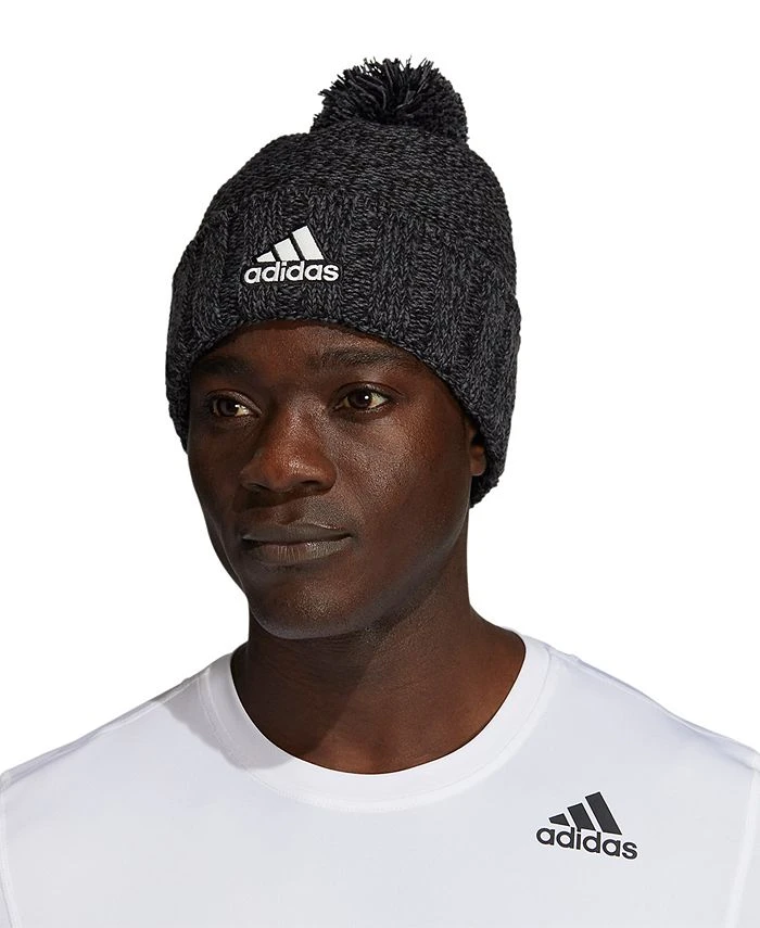 ADIDAS Men's Recon 3 Ballie Marled Tall-Fit Beanie 3 ADIDAS Men's Recon 3 Ballie Marled Tall-Fit Beanie