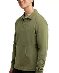 Champion Men's Powerblend Classic-Fit Long-Sleeve Rugby Shirt -Adidas Shop 22910030 fpx